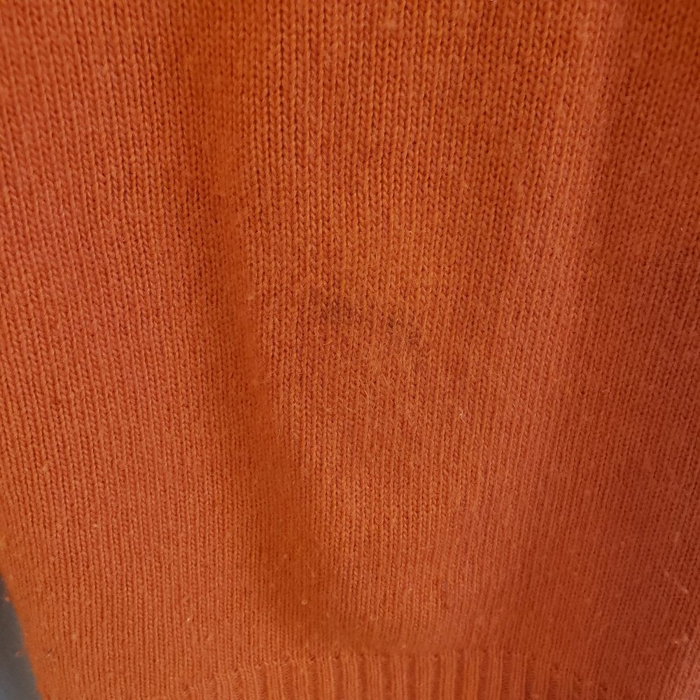 SOLD 🤑 French Connection Orange Pullover Sweater - Picture 7 of 9